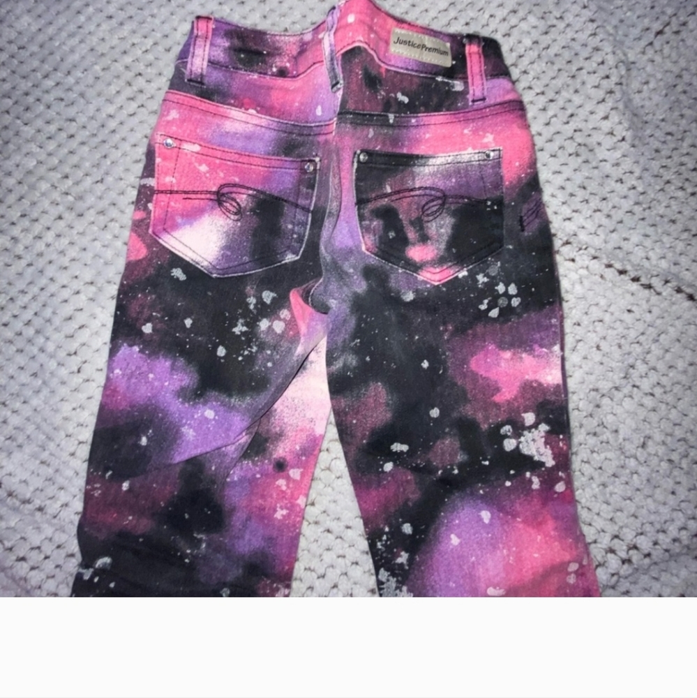 Jeans Galaxy Justice purple,pink,black